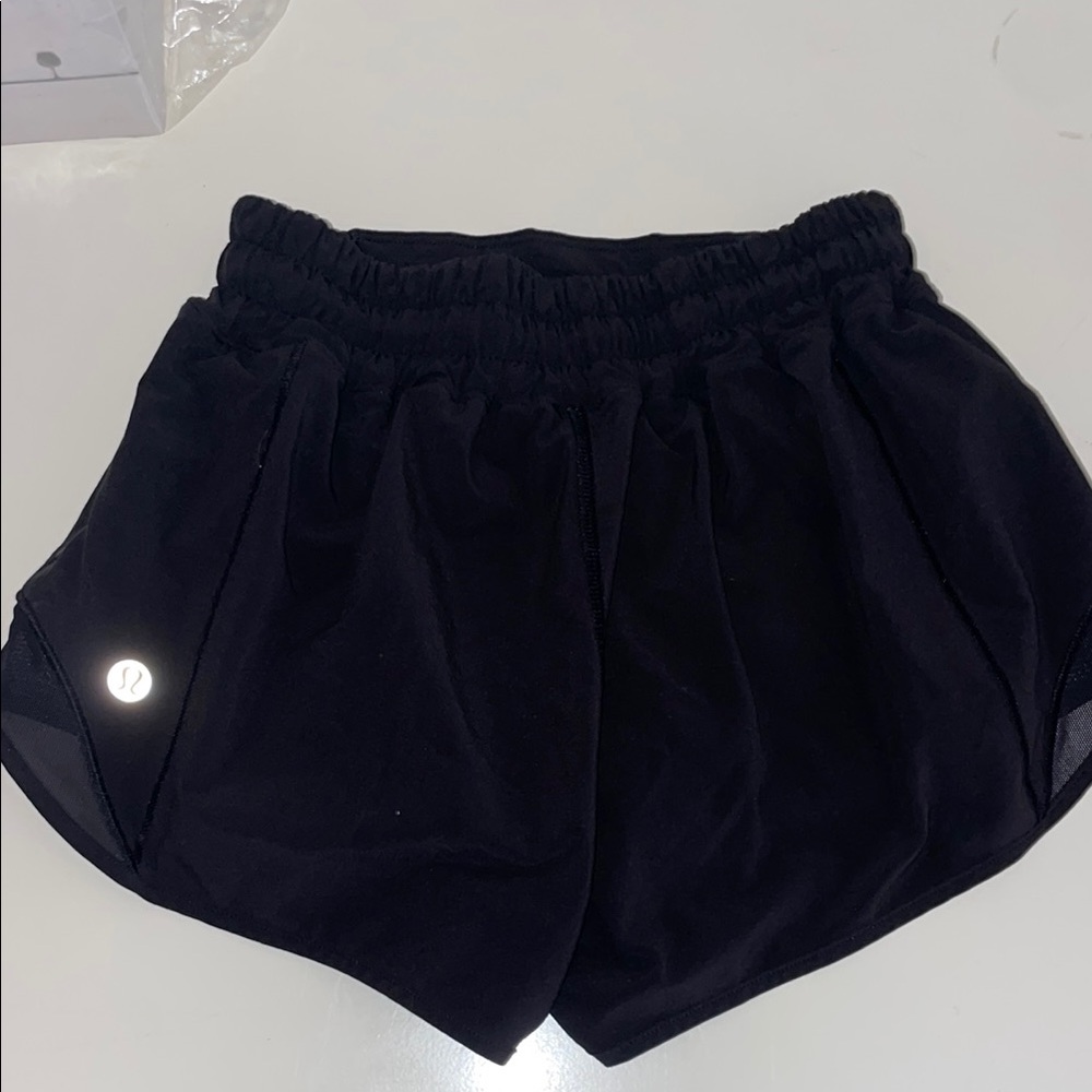 lululemon athletica Black Athletic Shorts Moisture-Wicking